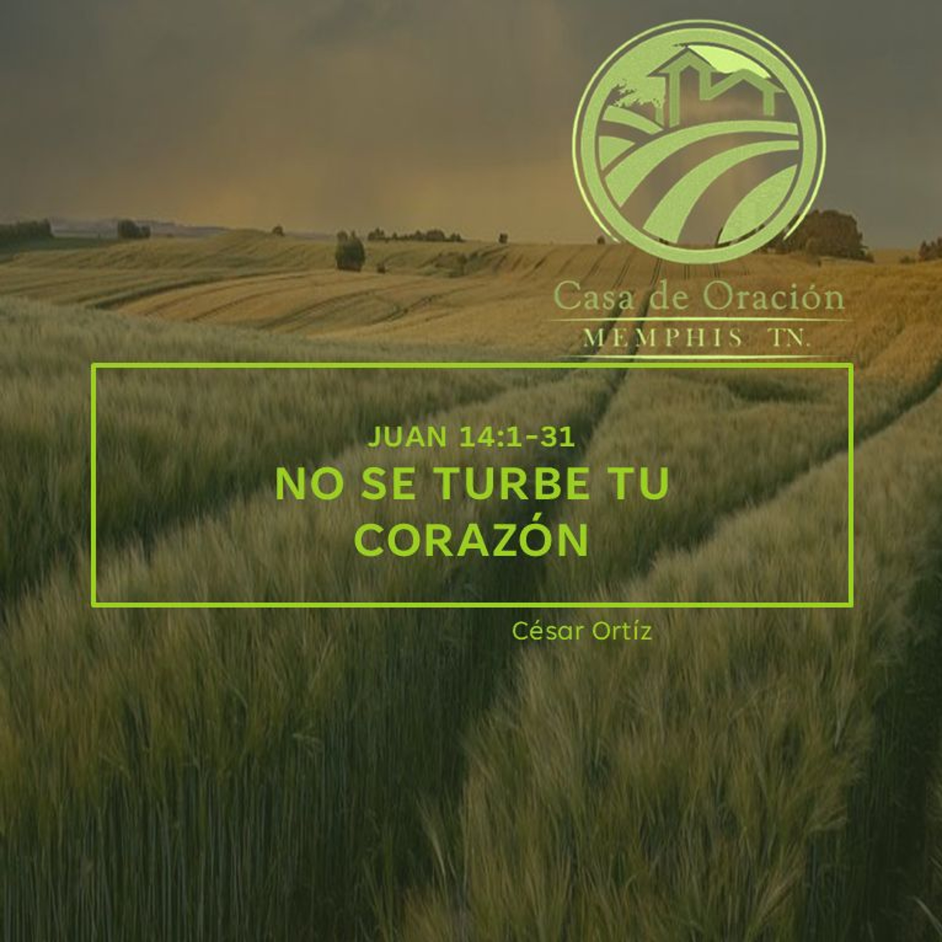 15 | César Ortíz | No Se Turbe Tu Corazón | Juan 14:1-31| 11/14/24 episode artwork