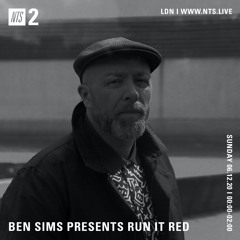 BEN SIMS Pres RUN IT RED 72. Dec 2020