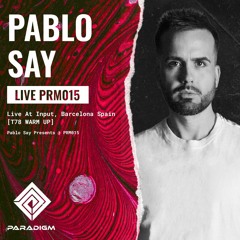 Paradigm Live 015 Pablo Say Live At Input, Barcelona Spain [T78 WARM UP]