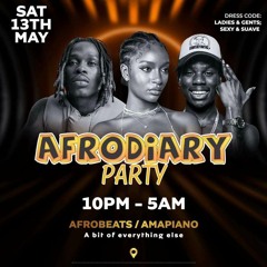13th May Search -> AFRODIARY - PARTY On Shoobs.com