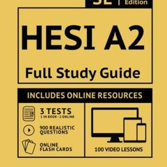 READ EBOOK HESI A2 Full Study Guide 3rd Edition: Complete Subject Review, 3 Full