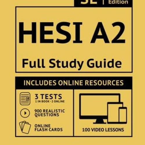 READ EBOOK HESI A2 Full Study Guide 3rd Edition: Complete Subject Review, 3 Full