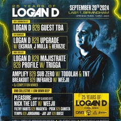 DNB COLLECTIVE PRESENTS: 25 YEARS OF LOGAN D - RANKIN DJ ENTRY