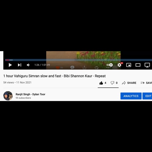 1 Hour Vahiguru Simran Slow And Fast - Bibi Shannon Kaur - Repeat