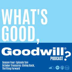 October Treasures: Giving Back, Thrifting Forward