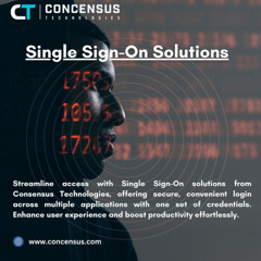 Streamline Access with Concensus Technologies' Single Sign-On Solutions