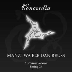 Listening Room: Sitting 03 (Guest Set) - MANZTWA B2B DAN REUSS