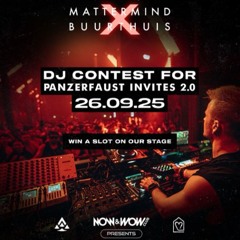 S-CAPE | DJ CONTEST PANZERFAUST INVITES 2.0