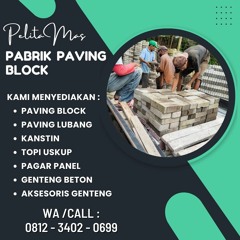 WA Telp 0812 - 3402 - 0699, Supplier Paving Block Segi Enam Terdekat Di Blimbing