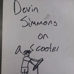 Devin simmons on a scooter