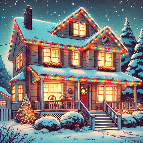 Putting Up the Lights | Christmas Lofi Beats | Festive Music to Study & Chill