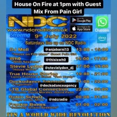 GUEST MIX for NDC RADIO GB 9-7-22 HOUSE on FIRE with DJ MOLL
