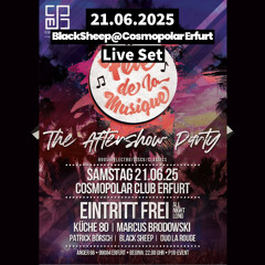 2025-06-21 Fête de la Musique - Aftershow @Cosmopolar - BlackSheep LiveSet