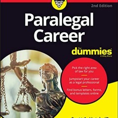 *Download<PDF> Paralegal Career For Dummies by Lisa Zimmer Hatch, Scott A. Hatch PDF Mobi