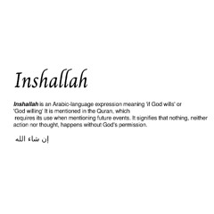 INSHALLAH