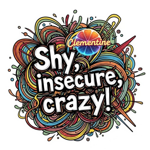 Shy, insecure, crazy!