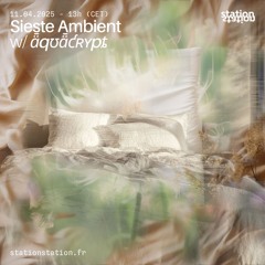 Sieste Ambient #136 w/ ǟզʊǟƈʀʏքȶ