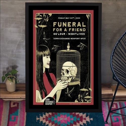 Funeral For A Friend Show Corn Exchange Newport UK May 24 2024 Poster
