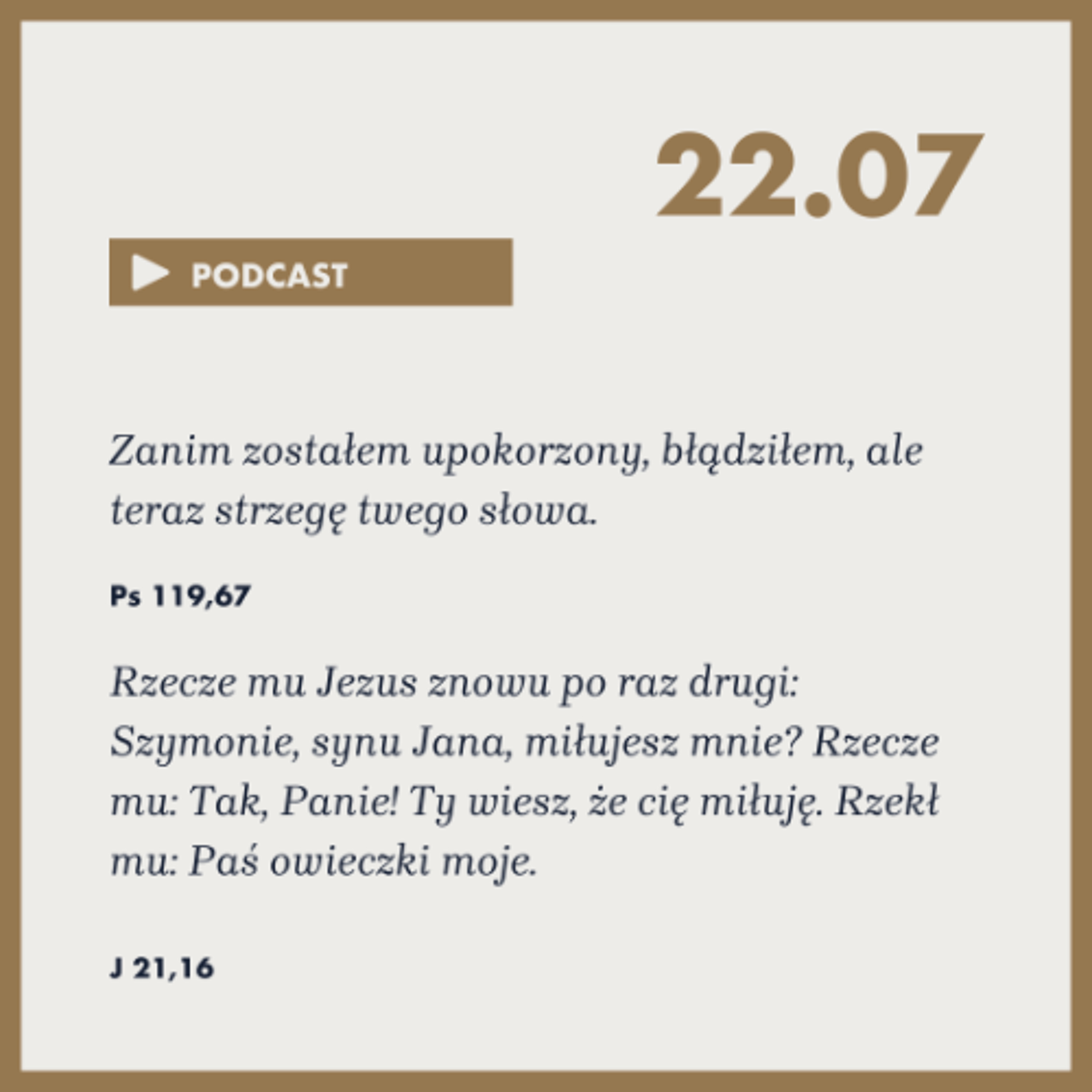 Poranek ze Słowem na 22 lipca 2025 episode artwork