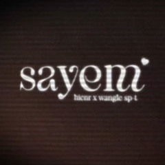 'sayem' - hienr x wangle sp-t