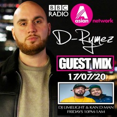 BBC Radio Asian Network | Guest Mix W/ DJ Limelight & Kan D Man | 17/07/20