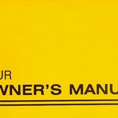 GET EBOOK 💛 Your Owner's Manual by  Burt Hotchkiss EPUB KINDLE PDF EBOOK