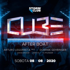David Broom @ CUBE [ afterboat ] Storm Club Prague 08.08.2020