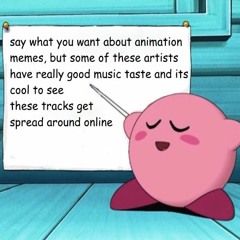 kirby makes an animation meme and decides to drop it