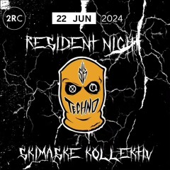 Skimaske Resident Night Double Destruction Hardtechno