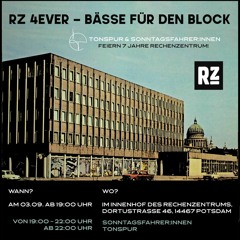 Bässe für den Block b2b Jan @ RZ (03.09.22)