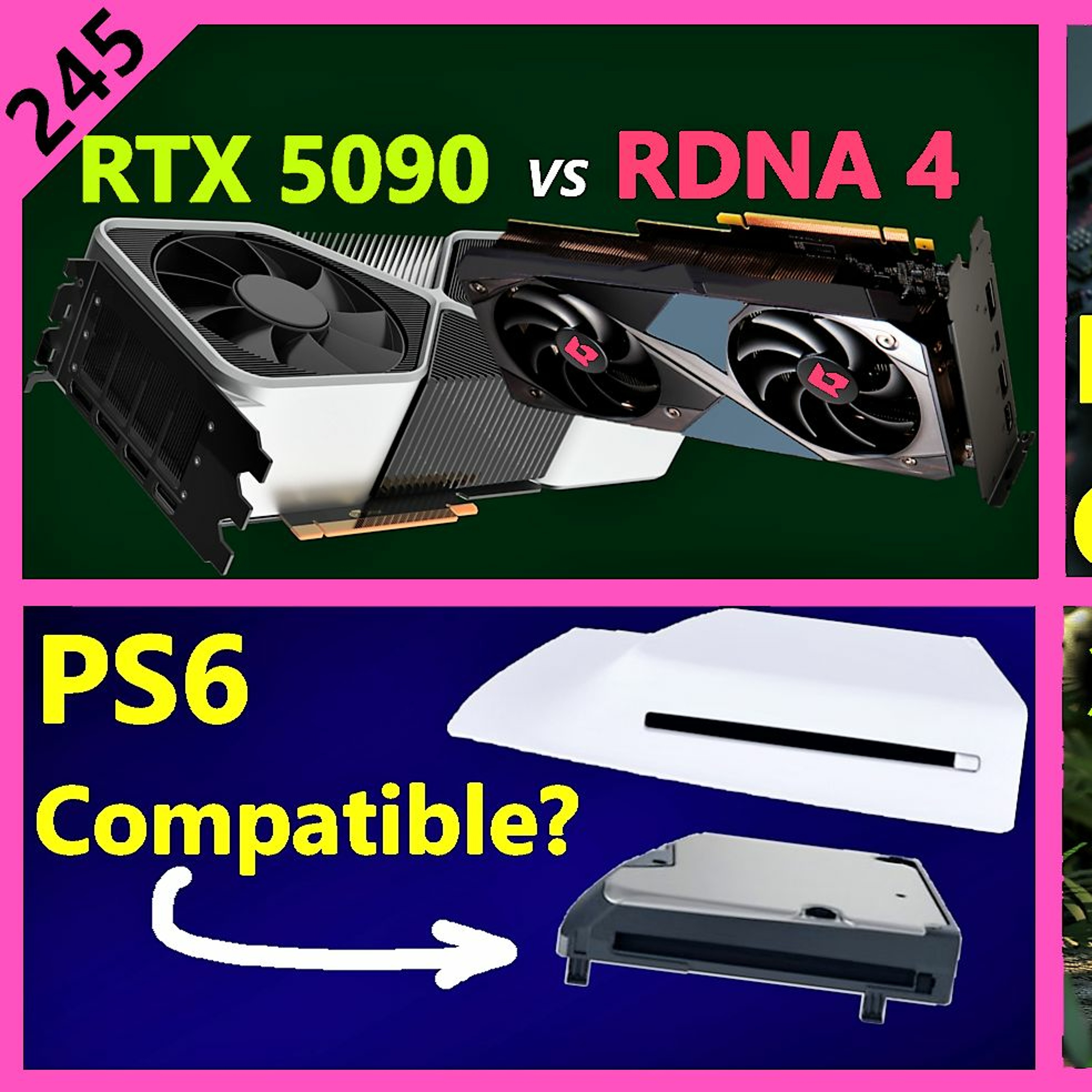 243. RTX 5090 vs RDNA 4, PS5 Pro Custom DLSS, Diskless PS6, XBOX Next Gen | NXGamer