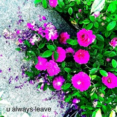 u always leave