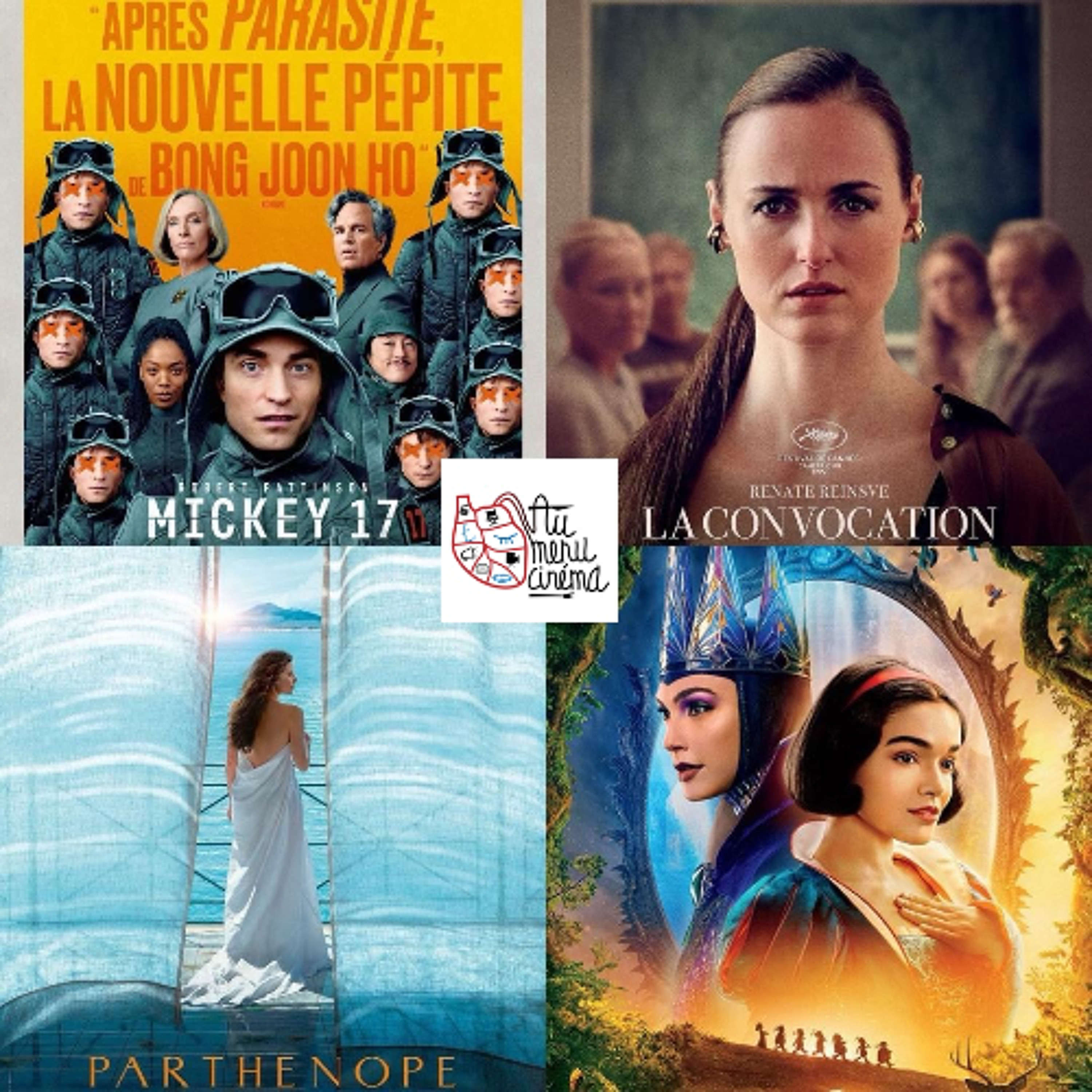 #11 / Au Menu de Mars 2025 : "Mickey 17", "La Convocation", "Parthenope", "Blanche-Neige"