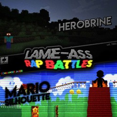 Herobrine vs The Mario Silhouette | Lame-Ass Rap Battles