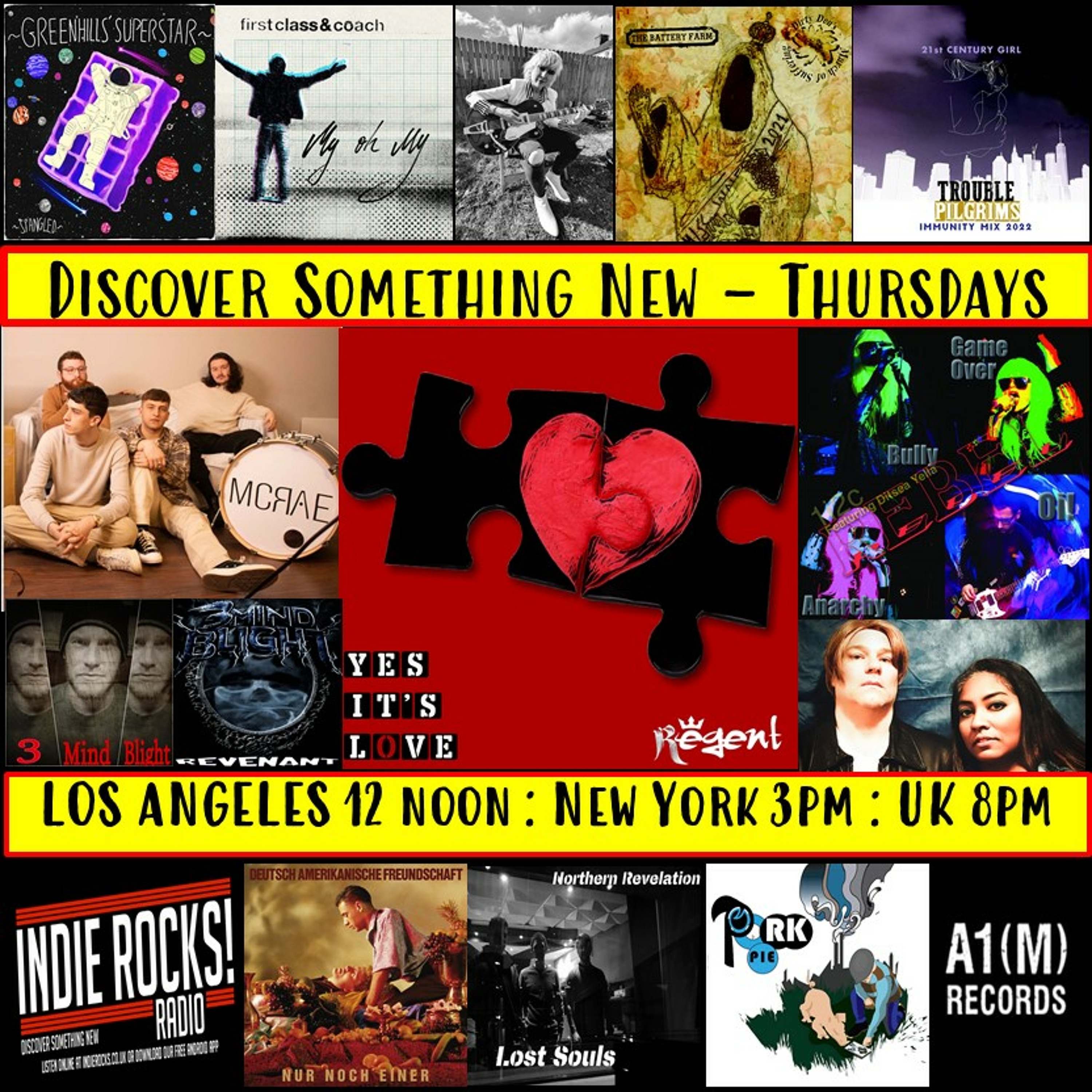 A1M new Music Show - Discover New Music - Indie Rocks Radio