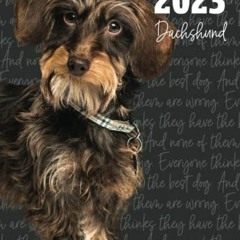 [FREE] PDF 💕 2023 Wire-Haired Dachshund: Dated Weekly Planner With To Do Notes, Dog