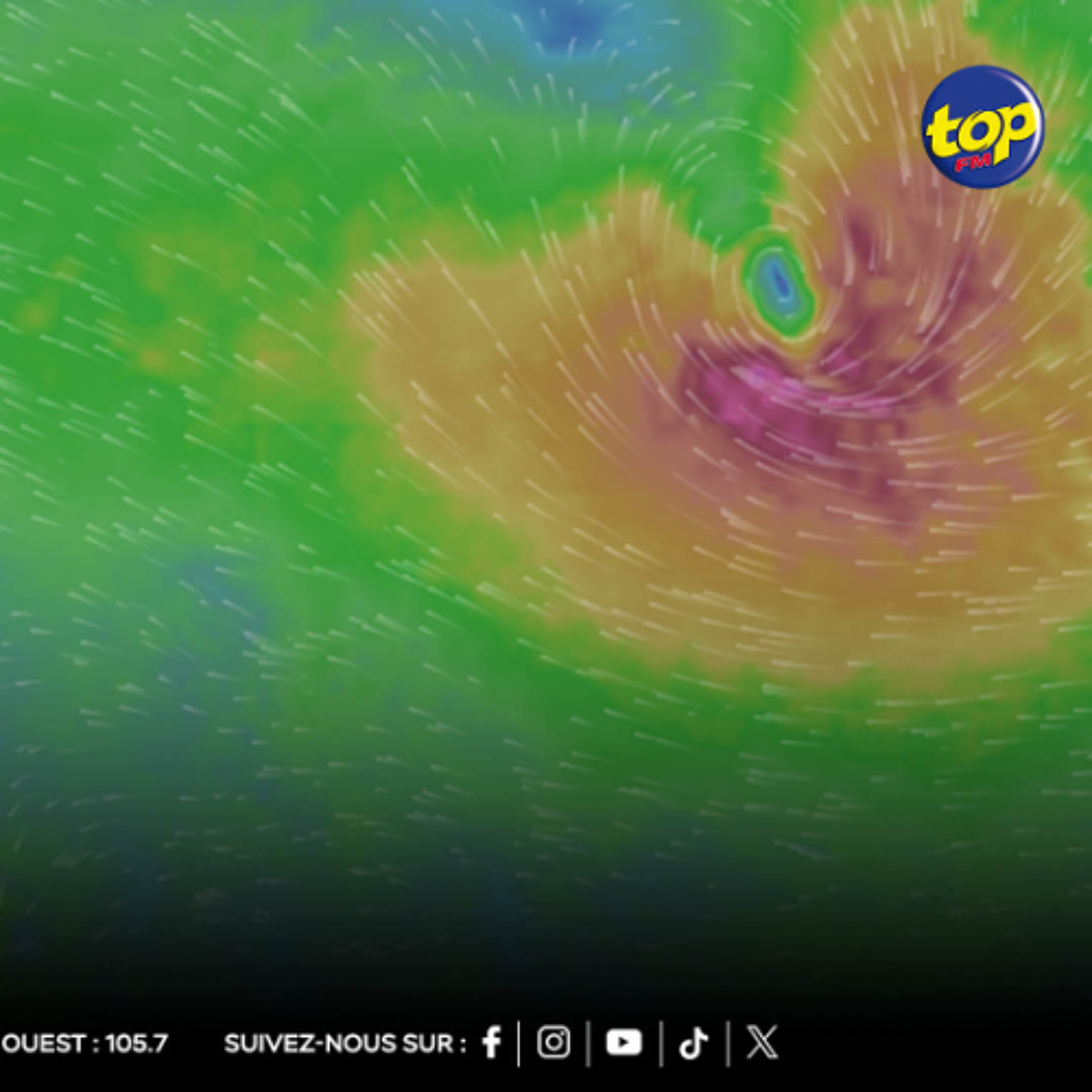 Tempête tropicale modérée Ivone : Trajectoire incertaine, selon la station météorologique de Vacoas