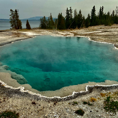 clear and calm pools of tremendous depth