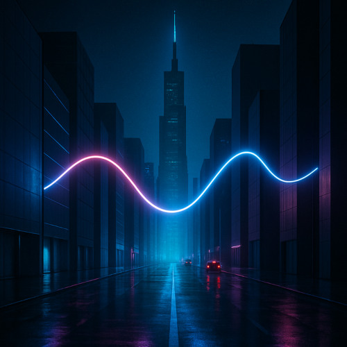 Neon Wave Corridor