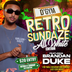 Retro Sundaze All White Party @ D'Gym