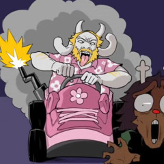 Asgore Runs Over Dess WITH LYRICS FULL But Slowed