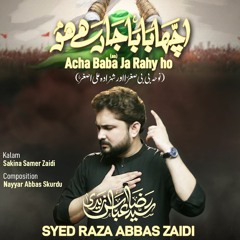 Acha Baba Ja Rahe Ho  --  Syed Raza Abbas Zaidi  -  Shahzad  Ali Asghar (a.s)  -  2020