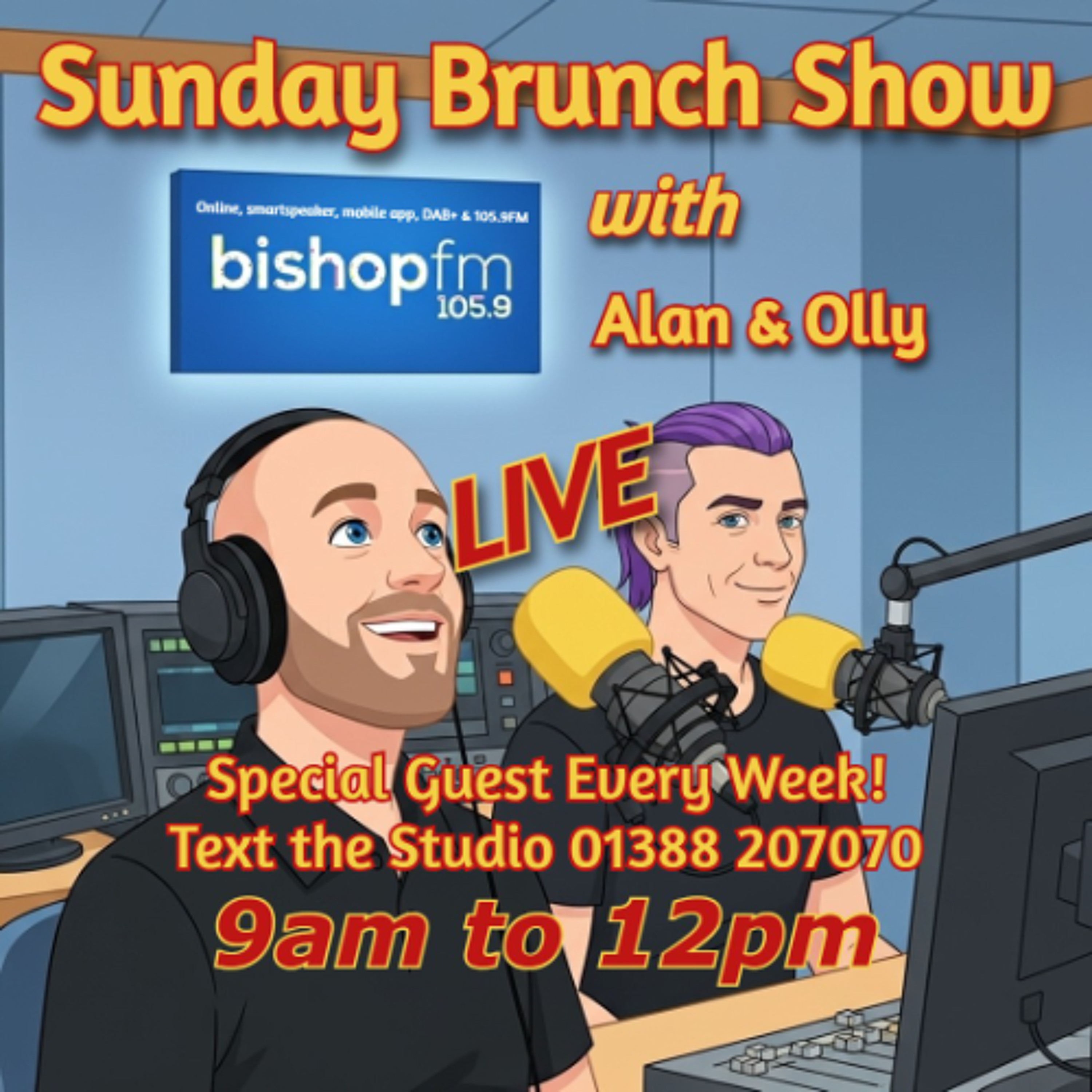 Sunday Brunch - Group Chat - Neil Gibstar Gibson, Ami Leigh, The Ruester