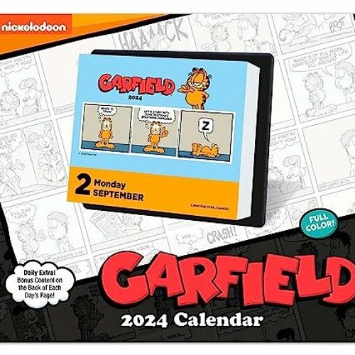 Stream ! Garfield 2024 DaytoDay Calendar Literary work! by User