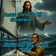 Iesus est Via, crede mihi Latein Version - Jesus Christus KI Generation