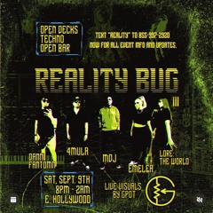 Reality Bug III-LIVE- 4MULA(UDNTNO??)LIVE TECHNO SET