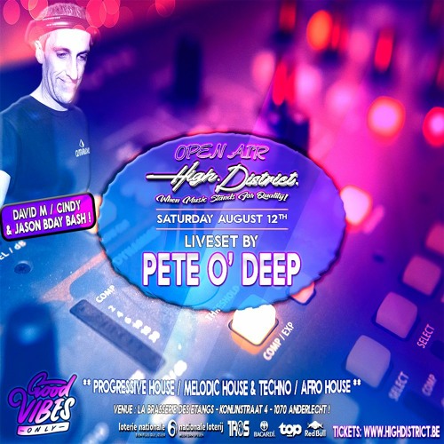 Pete O' Deep - High Distrcit Open Air Brussels (12.08.2023)