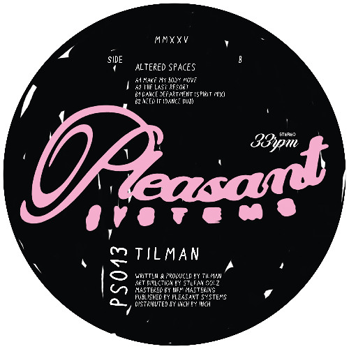 Tilman - Altered Spaces [PS013]