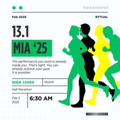 2025 Miami Half Marathon - music to move to