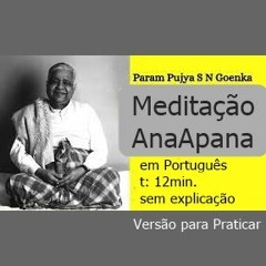 Meditação Da Respiração Consciente (Anapana) PARA PRATICAR - sem explicação